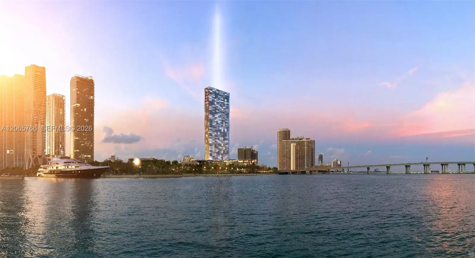 1 bedroom 1 bath Residential Lease for rent at 1400 Biscayne Blvd # 2607, Miami FL 33132
