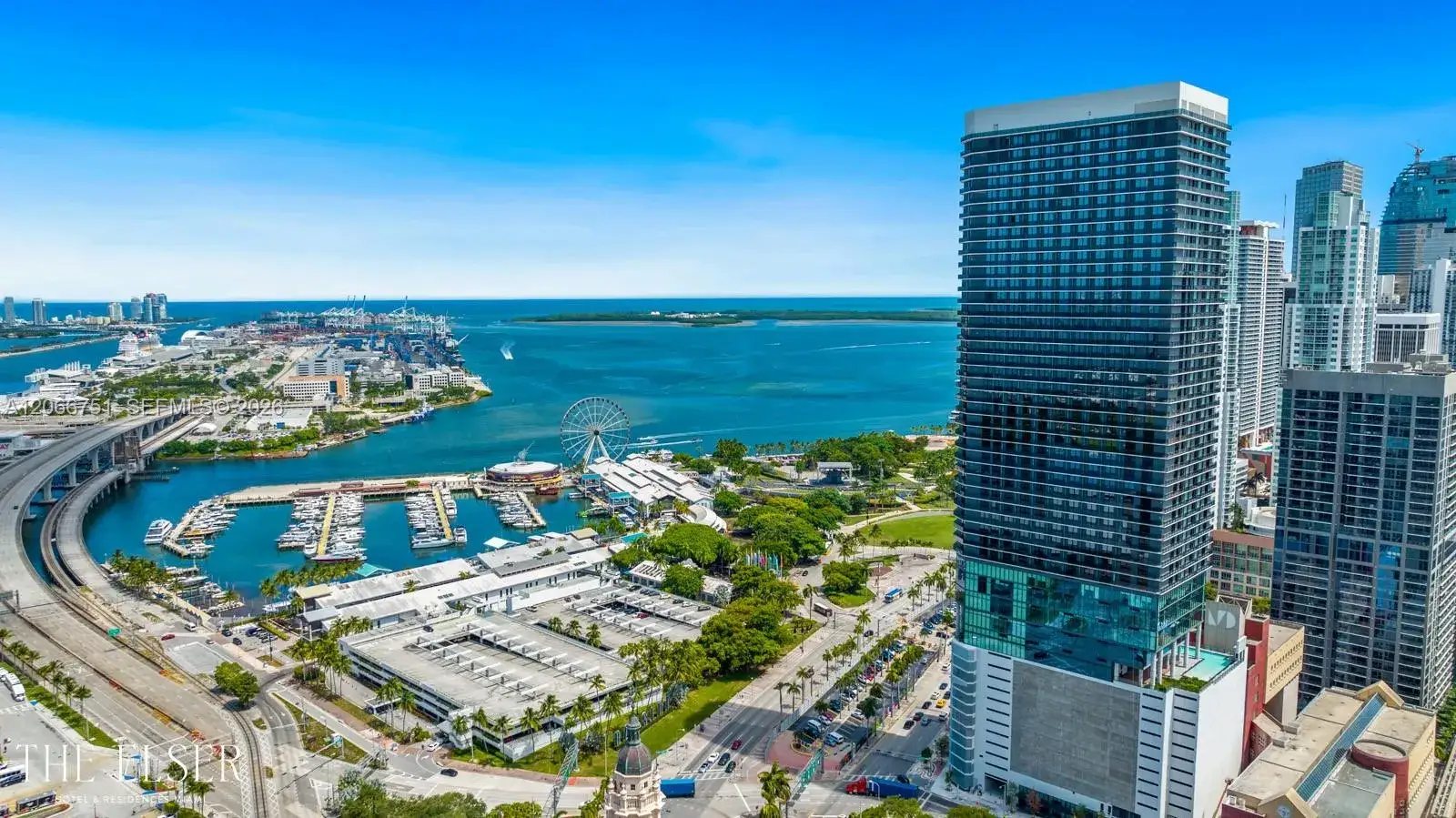 1 bedroom 2 bath Residential Lease for rent at 398 NE 5th St # 4114, Miami FL 33132