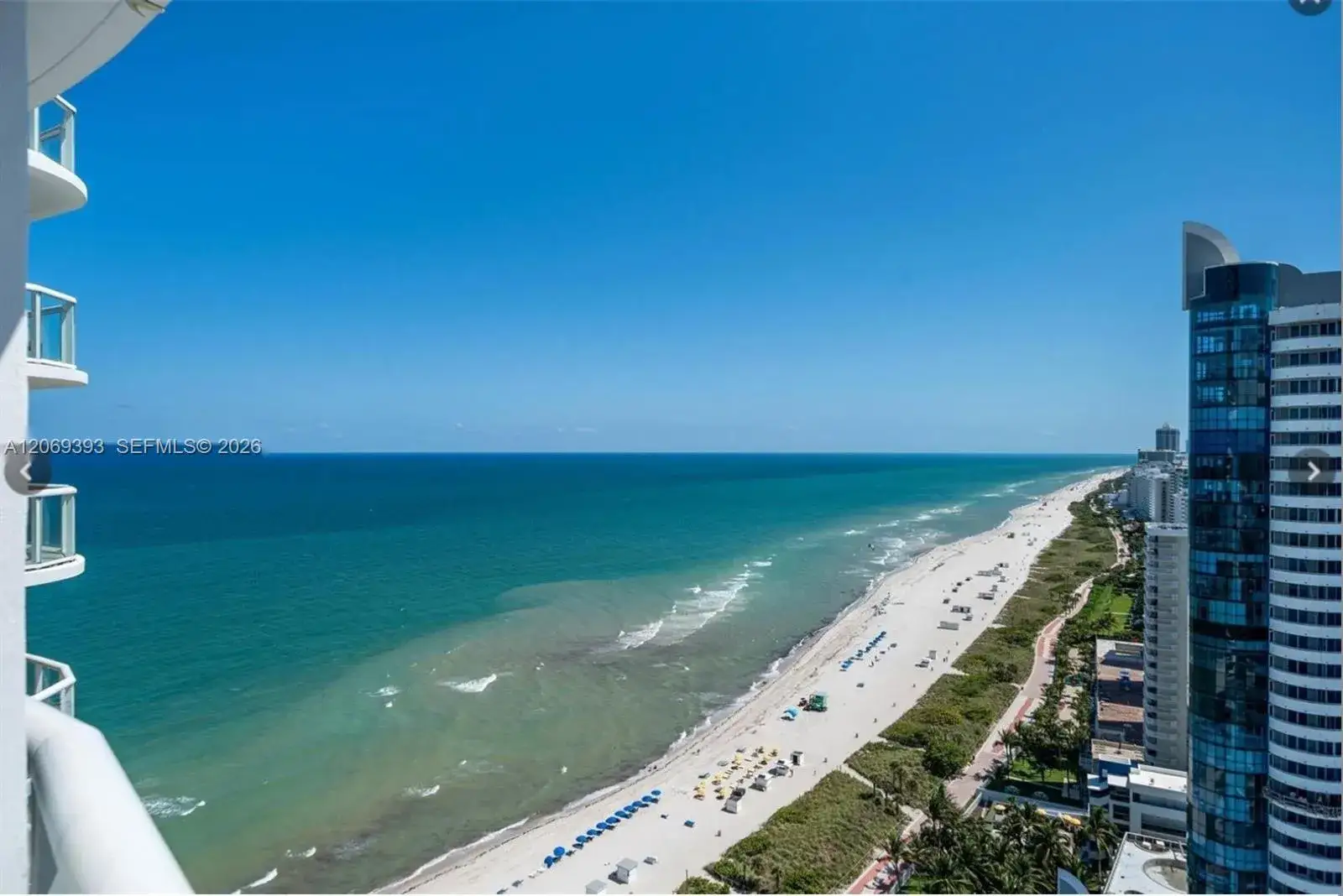 1 bedroom 1 bath Residential Lease for rent at 6365 Collins Ave # 2805, Miami Beach FL 33141