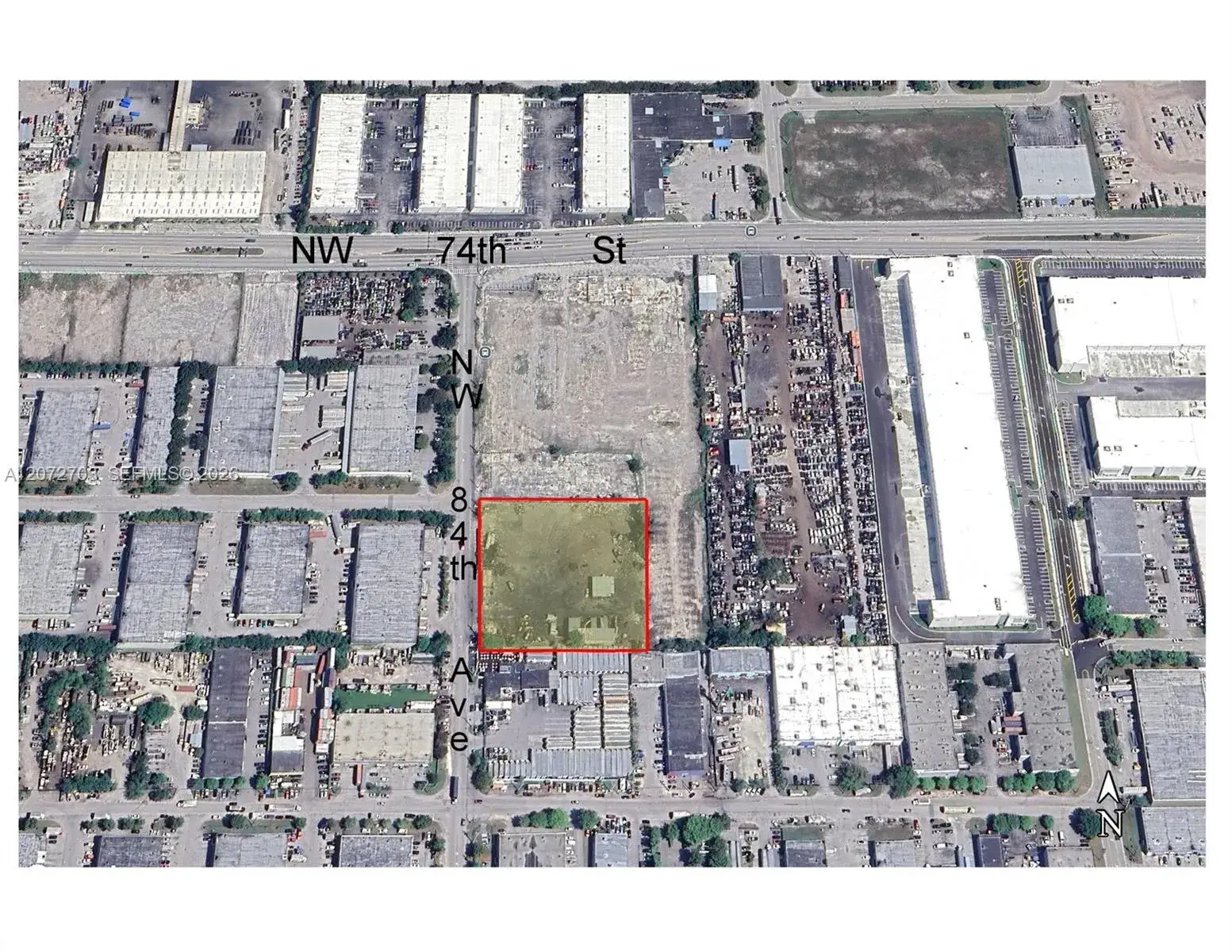 Commercial Land for sale at 7225 NW 84th Ave, Medley FL 33166