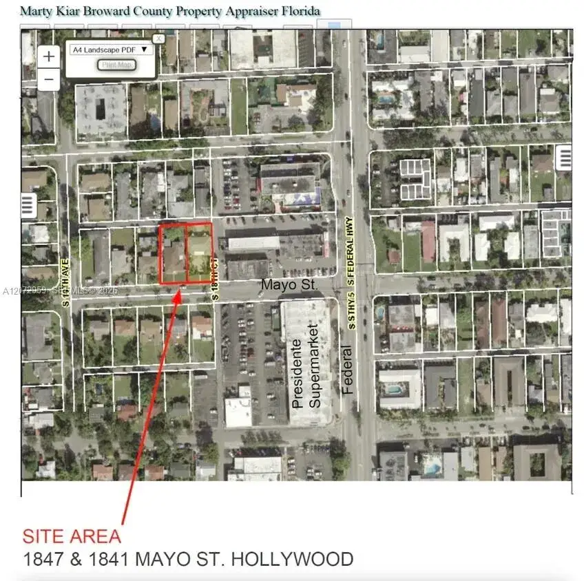 Land/Boat Docks for sale at 1841 Mayo St, Hollywood FL 33020