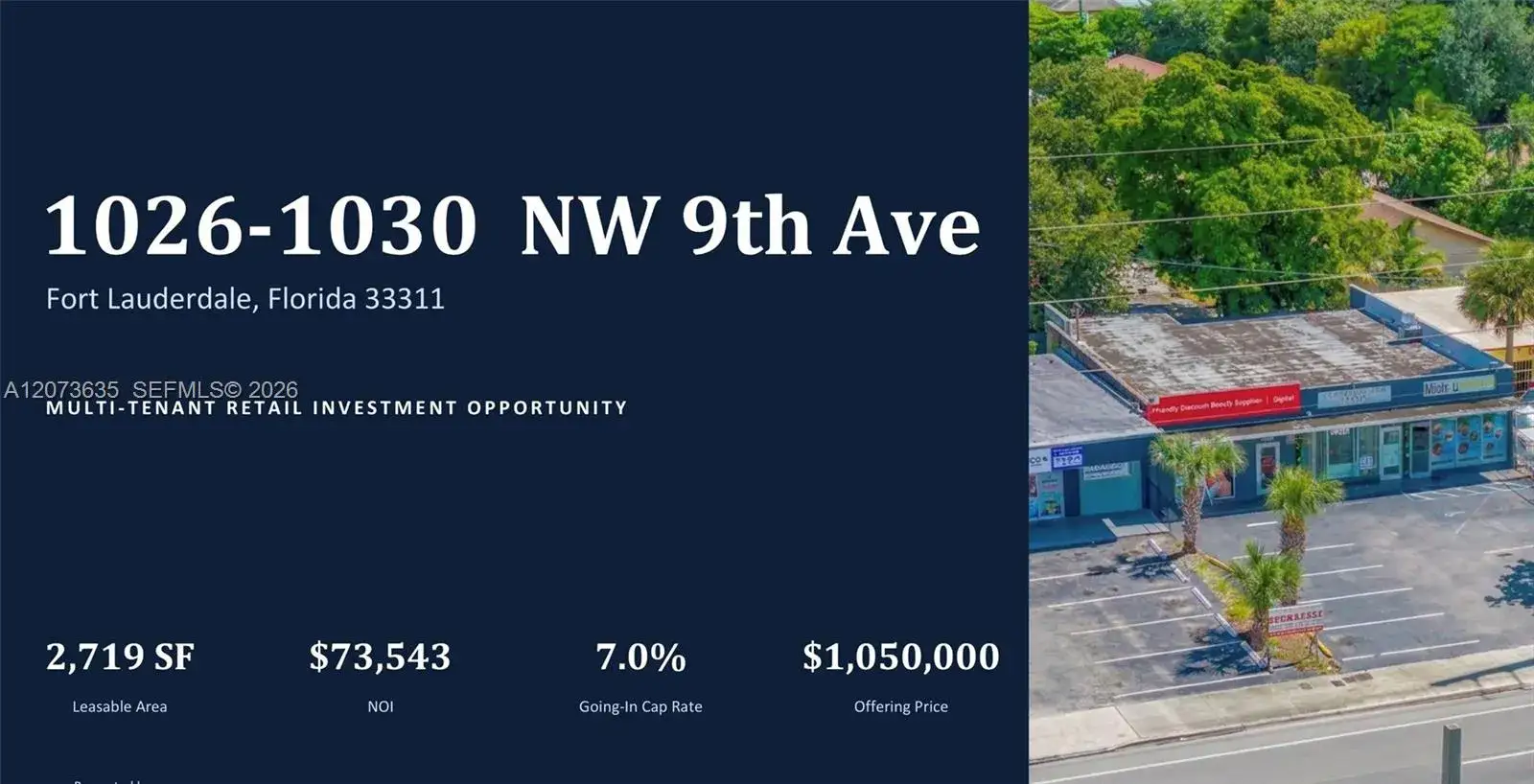 Commercial Sale for sale at 1026 NW 9th Ave, Fort Lauderdale FL 33311