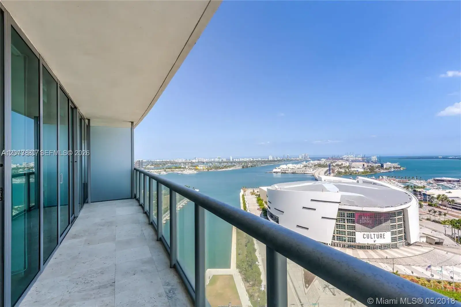 1 bedroom 1 bath Residential Lease for rent at 888 Biscayne Blvd # 2403, Miami FL 33132