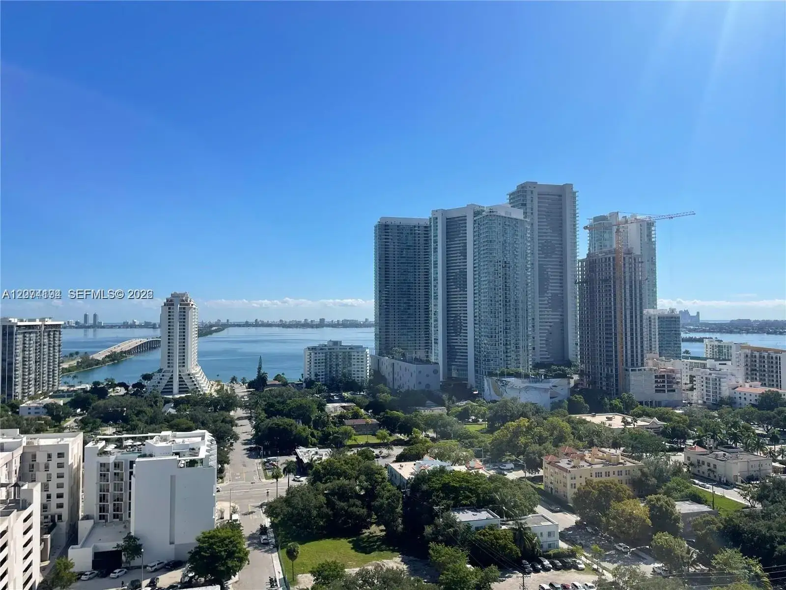 2 bedroom 1 bath Residential Lease for rent at 121 NE 34th St # 2005, Miami FL 33137