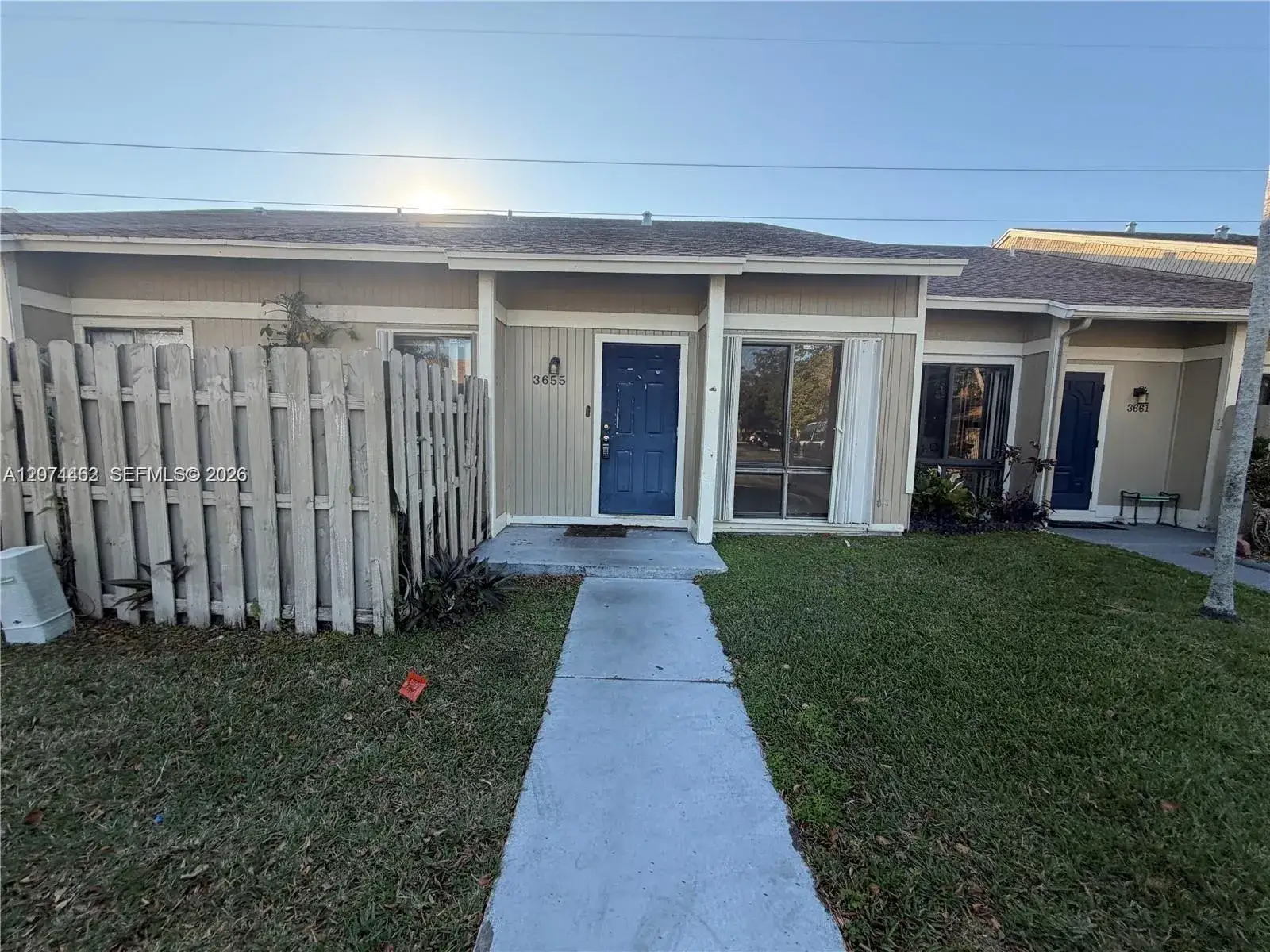 3 bedroom 2 bath Residential Lease for rent at 3655 NW 111th Ter # 3655, Sunrise FL 33351