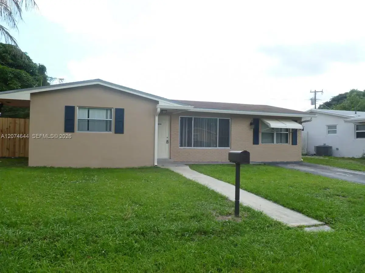 3 bedroom 1 bath Residential Lease for rent at 6580 Grant St, Hollywood FL 33024