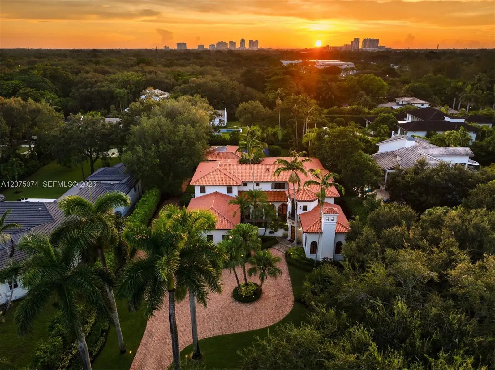7 bedroom 7 bath Residential for sale at 8800 SW 57th Ave, Pinecrest FL 33156