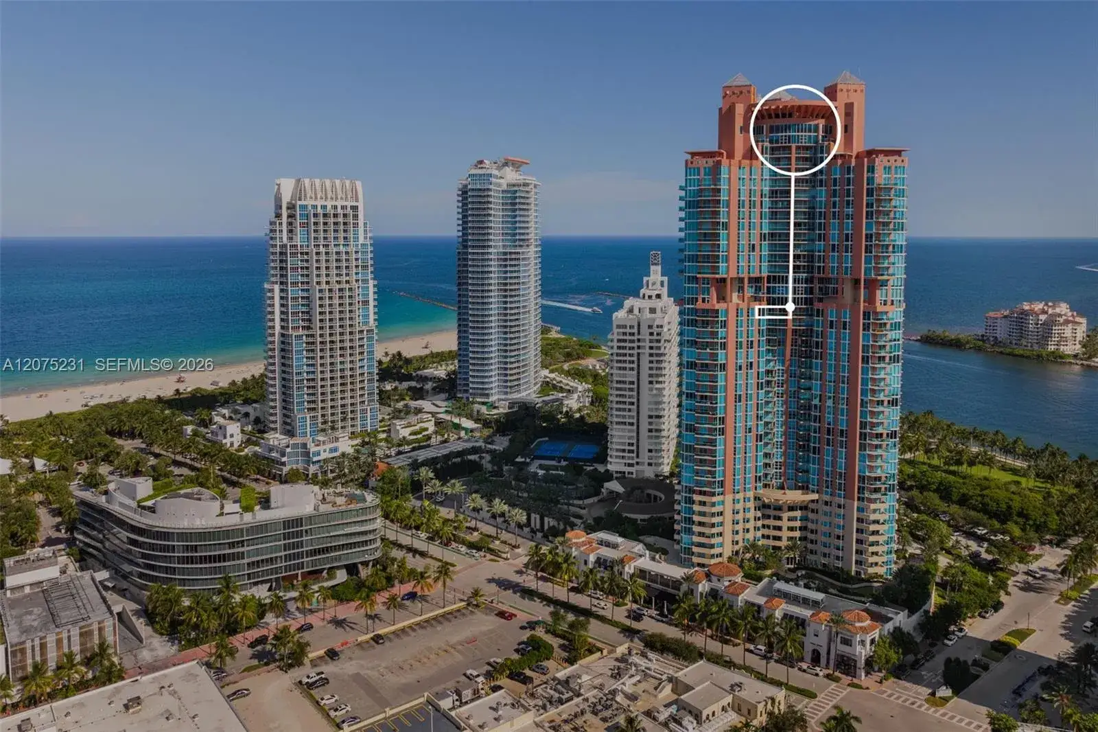2 bedroom 2 bath Residential for sale at 300 Pointe Dr # 2806, Miami Beach FL 33139