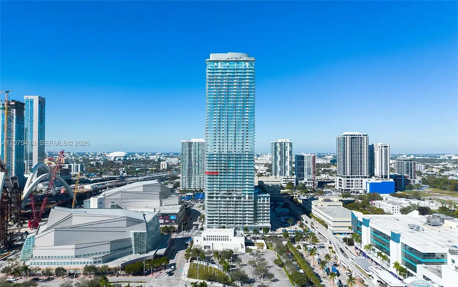 2 bedroom 2 bath Residential Lease for rent at 1400 Biscayne Blvd # 1502, Miami FL 33132