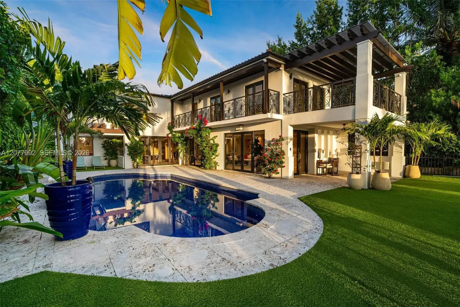 5 bedroom 4 bath Residential for sale at 5170 La Gorce Dr, Miami Beach FL 33140