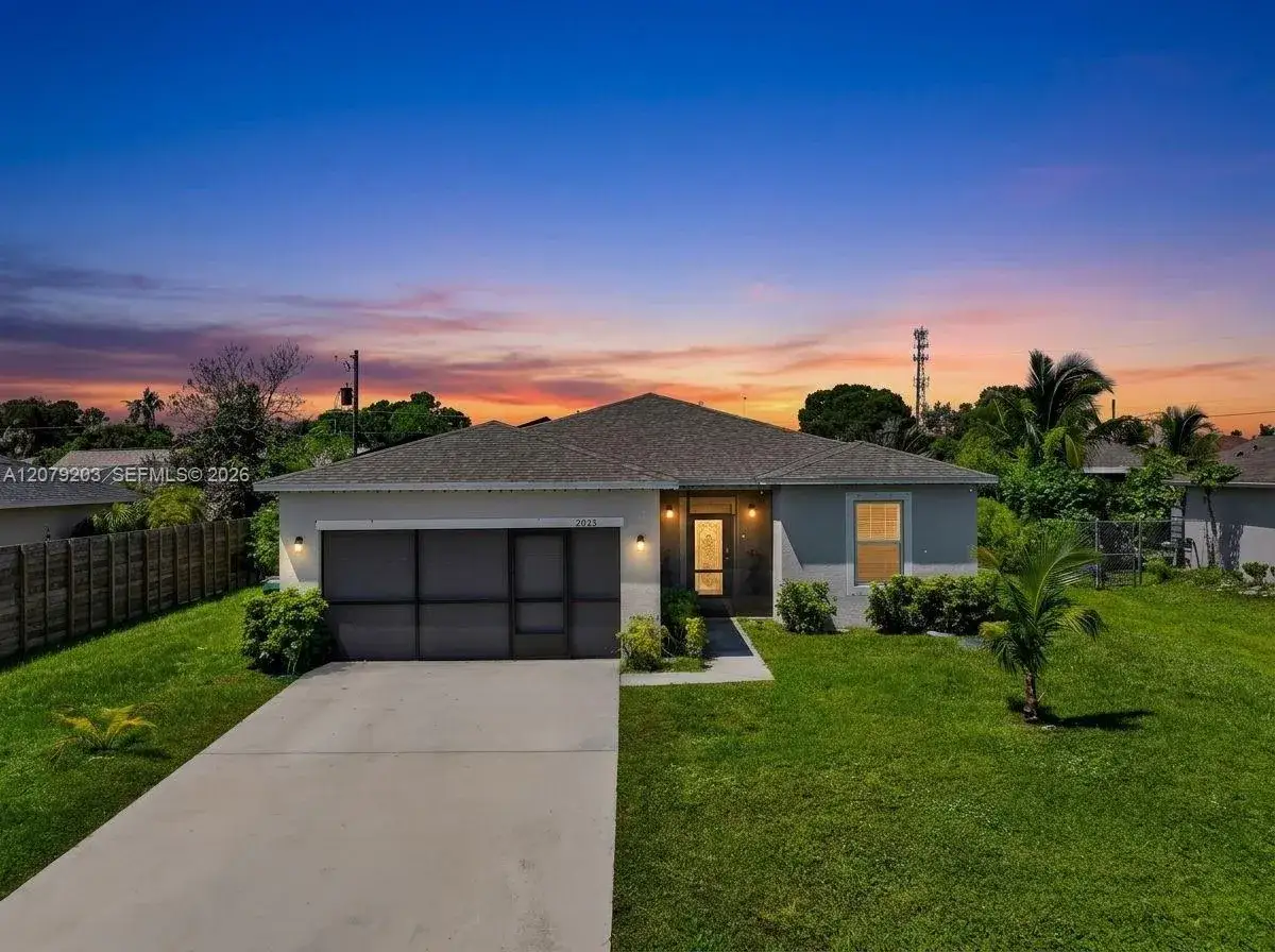 3 bedroom 2 bath Residential for sale at 2098 SW Burlington St, Port St. Lucie FL 34984