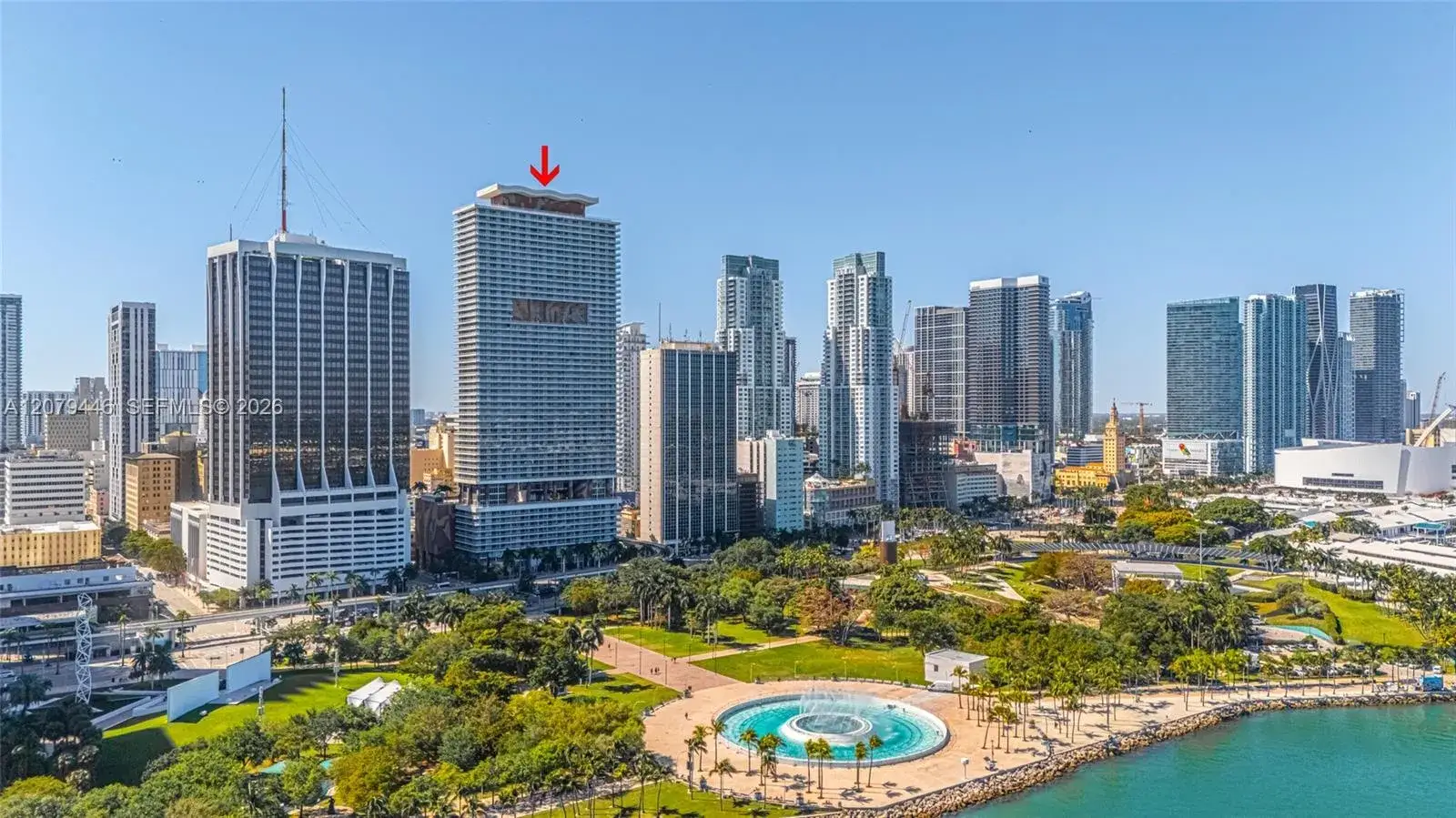 1 bedroom 1 bath Residential Lease for rent at 50 Biscayne Blvd # 4507, Miami FL 33132