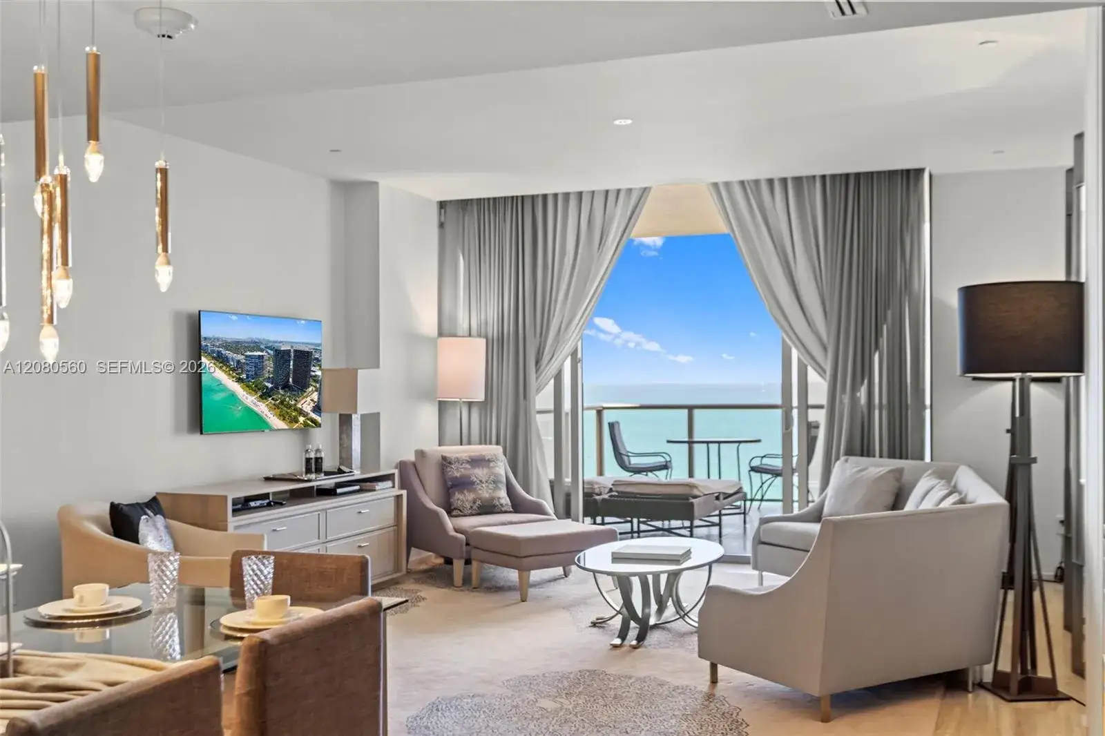 2 bedroom 2 bath Residential Lease for rent at 9703 Collins Ave # 1205, Bal Harbour FL 33154