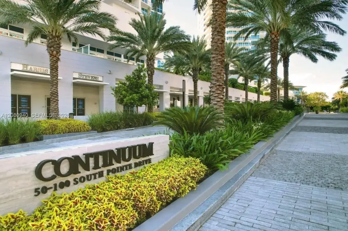 2 bedroom 2 bath Residential Lease for rent at 100 S Pointe Dr # 1709, Miami Beach FL 33139