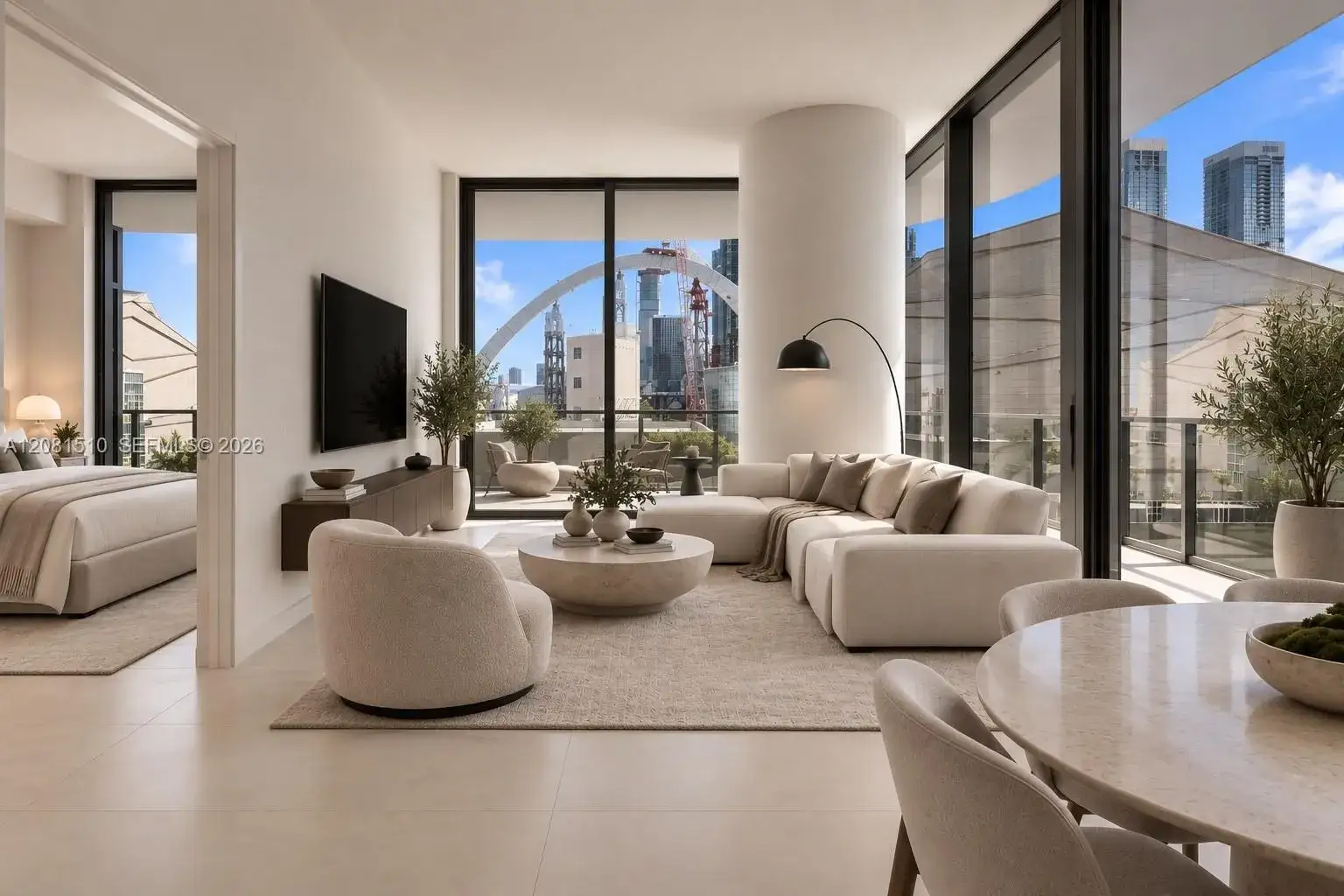 2 bedroom 2 bath Residential Lease for rent at 1400 biscayne blvd # 602, Miami FL 33132