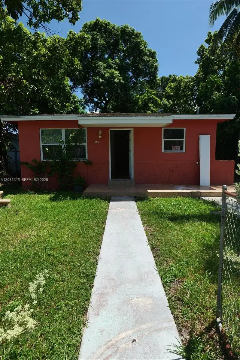 3 bedroom 1 bath Residential Lease for rent at 1840 NW 112th St, Miami FL 33167