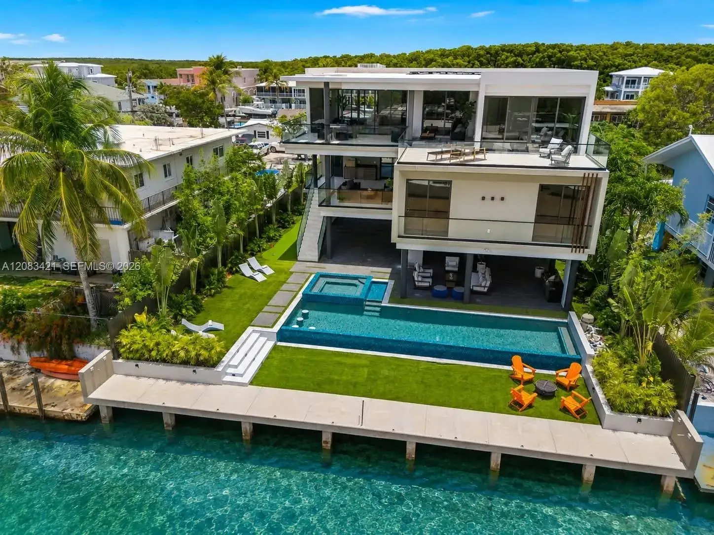 5 bedroom 5 bath Residential Lease for rent at 16 S Exuma Rd, Key Largo FL 33037