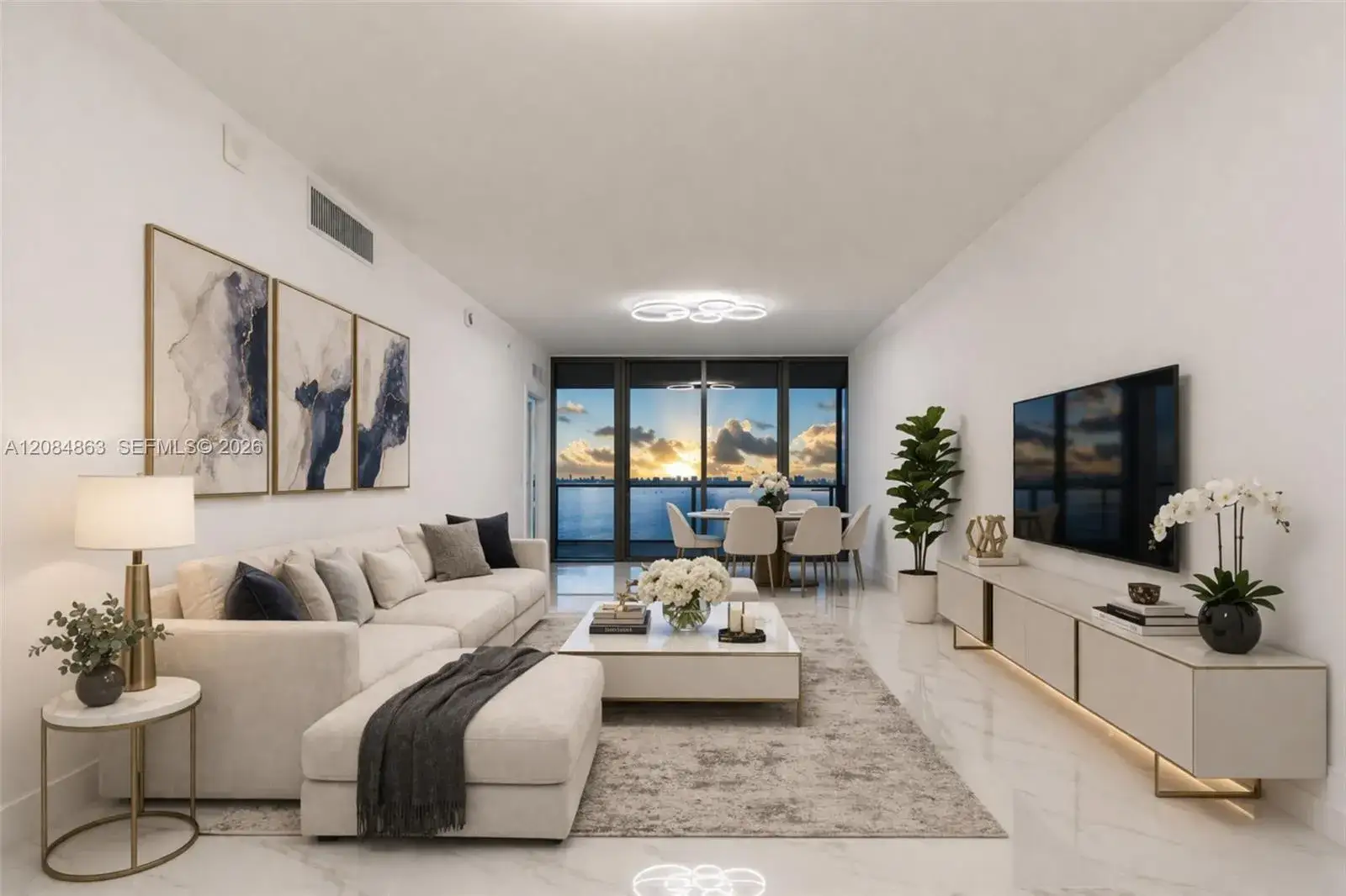 2 bedroom 3 bath Residential Lease for rent at 700 NE 24th St # 1806, Miami FL 33137