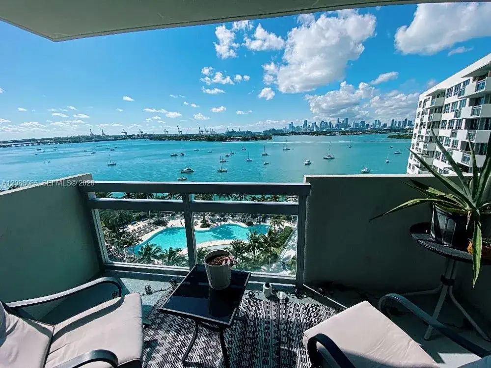 2 bedroom 2 bath Residential Lease for rent at 1500 Bay Rd # 1222S, Miami Beach FL 33139