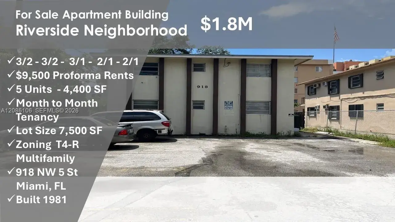 918 NW 5th St, Miami FL 33128