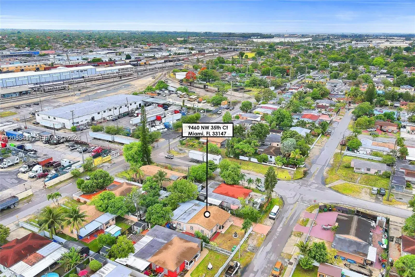 3 bedroom 2 bath Residential for sale at 9460 NW 35th Ct, Miami FL 33147