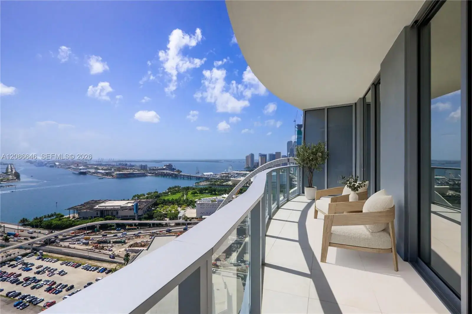2 bedroom 3 bath Residential Lease for rent at 1400 Biscayne Blvd # 3003, Miami FL 33132