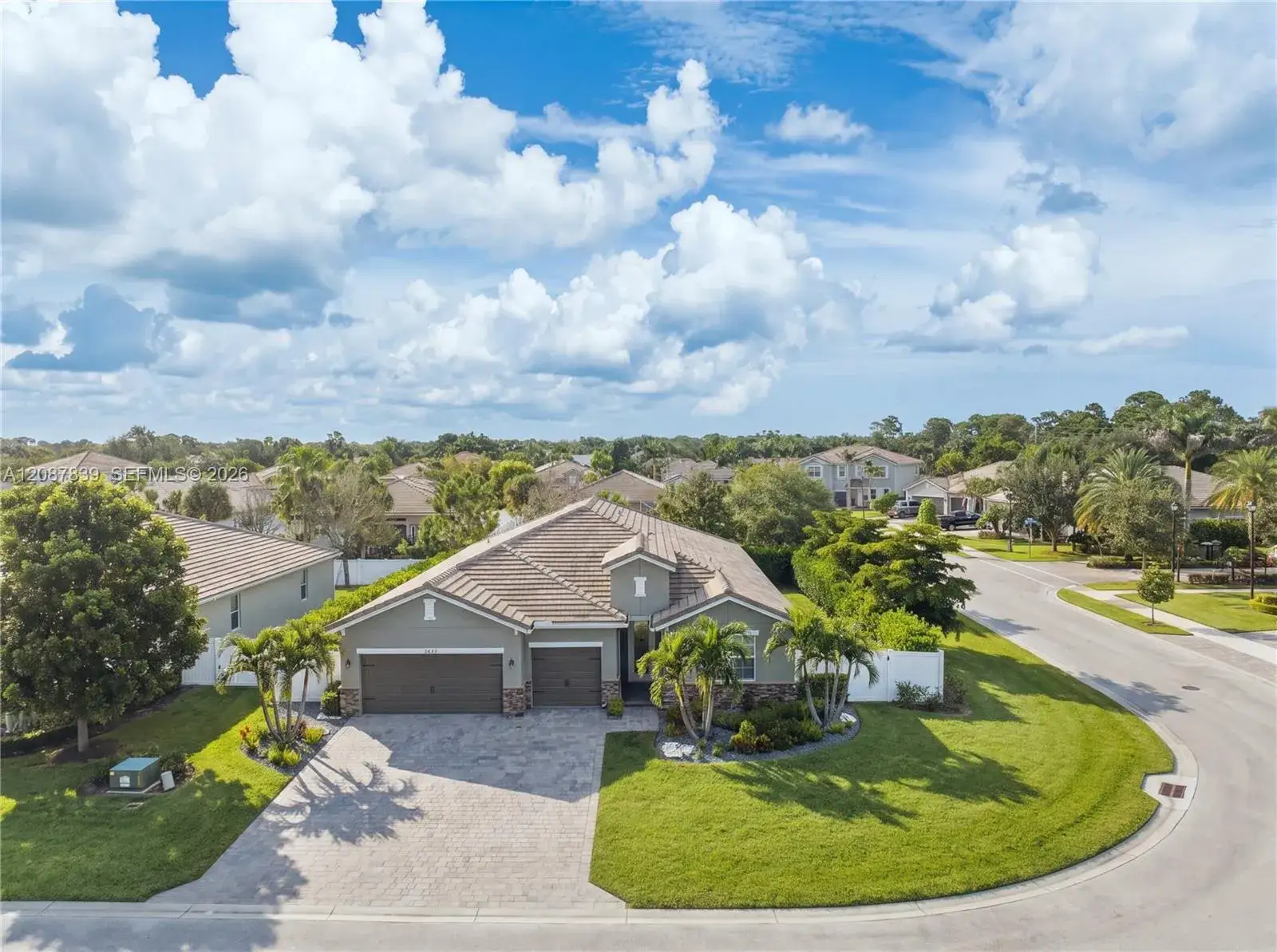 4 bedroom 3 bath Residential for sale at 2590 SW Berry Park Cir, Palm City FL 34990
