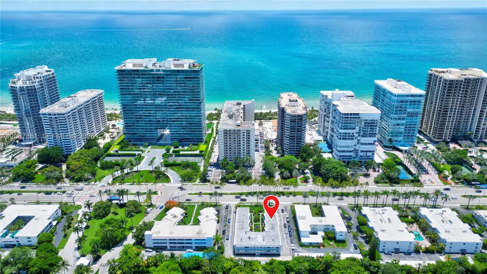 1 bedroom 2 bath Residential Lease for rent at 10178 Collins Ave # 107, Bal Harbour FL 33154
