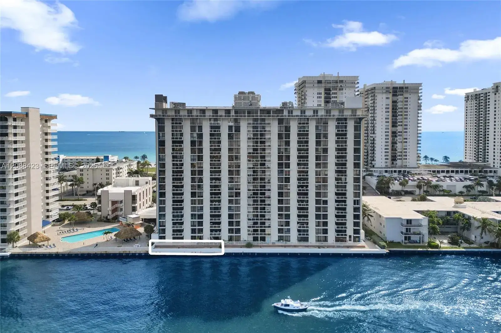 2 bedroom 2 bath Residential for sale at 1600 S Ocean Dr # 1F, Hollywood FL 33019