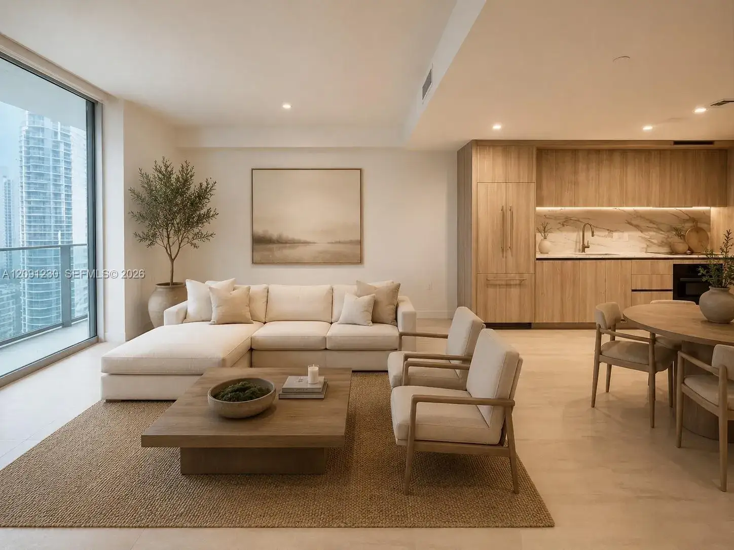 2 bedroom 2 bath Residential for sale at 77 SE 5th st # 2506, Miami FL 33131