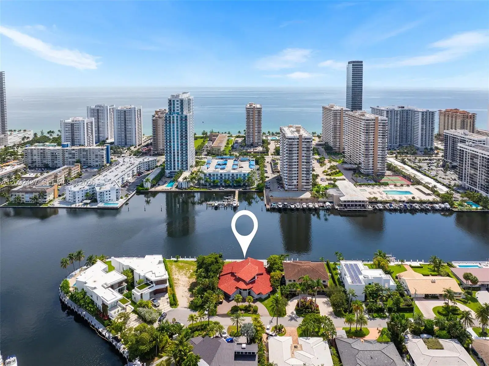 6 bedroom 6 bath Residential for sale at 507 Palm Dr, Hallandale Beach FL 33009
