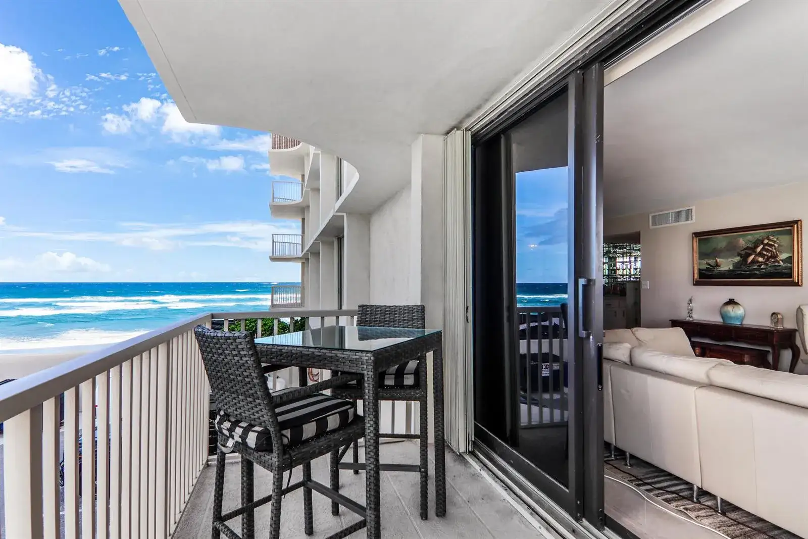 2 bedroom 2 bath Residential Lease for rent at 5480 N Ocean Drive, Singer Island FL 33404