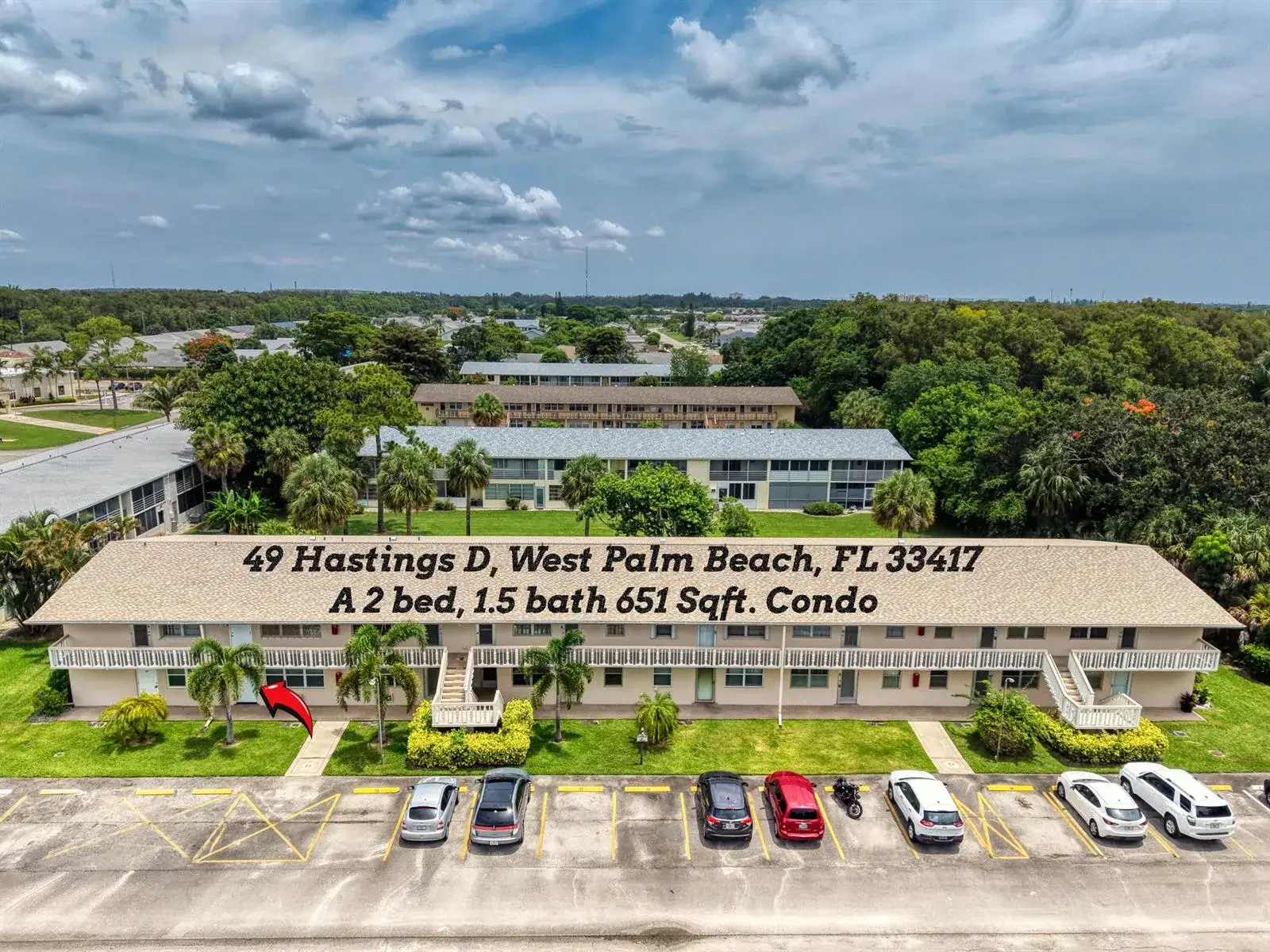 2 bedroom 1 bath Residential for sale at 49 Hastings # D, West Palm Beach FL 33417