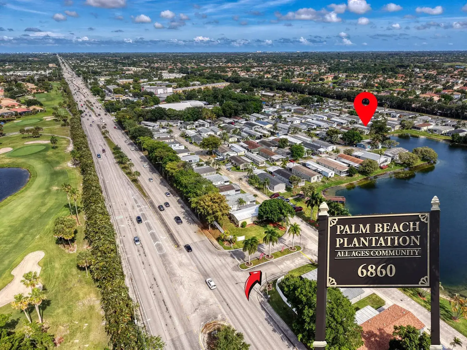 3 bedroom 2 bath Residential for sale at 153 Plantation Boulevard, Lake Worth FL 33467