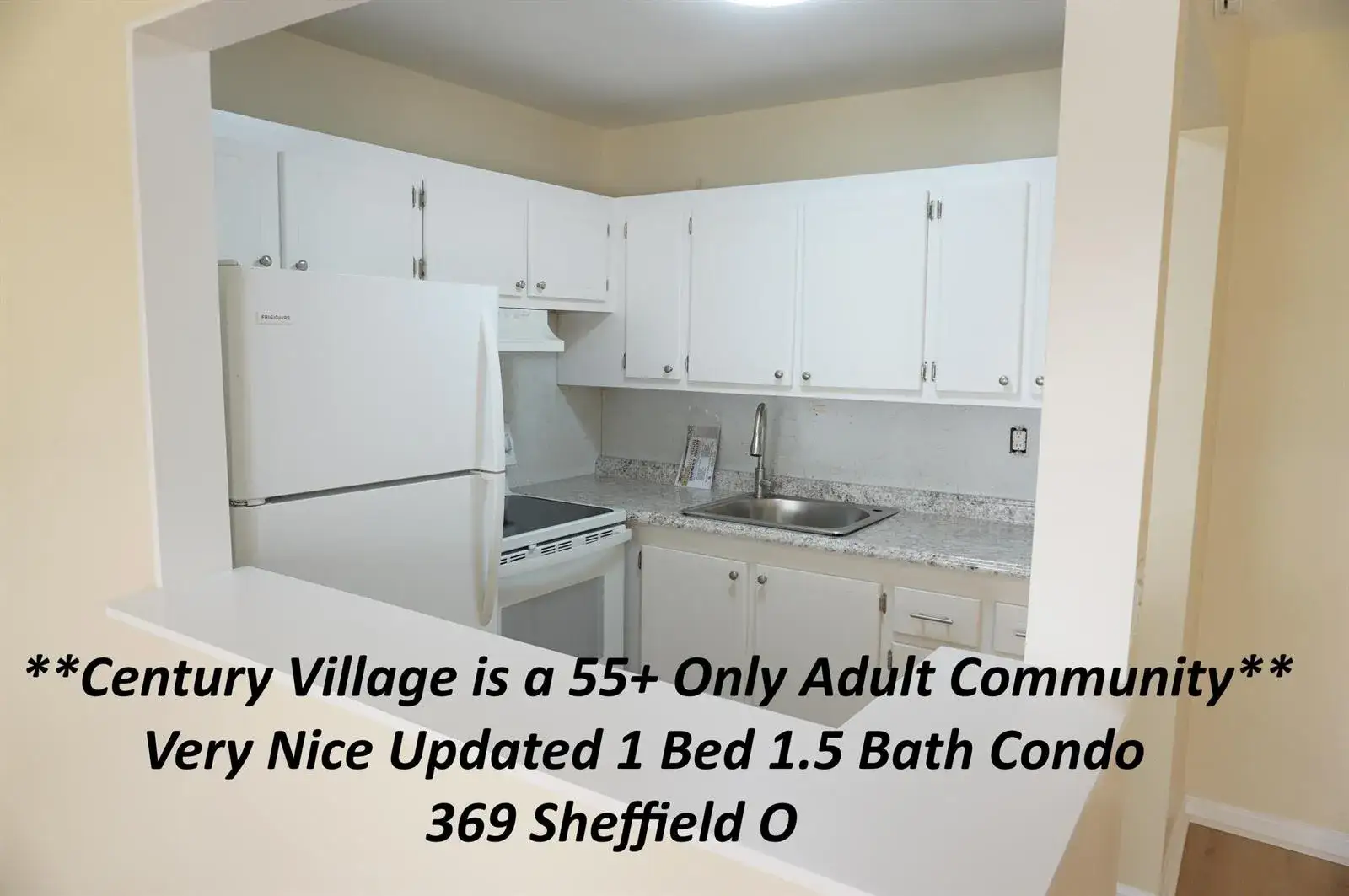 1 bedroom 1 bath Residential Lease for rent at 369 Sheffield O # 369, West Palm Beach FL 33417