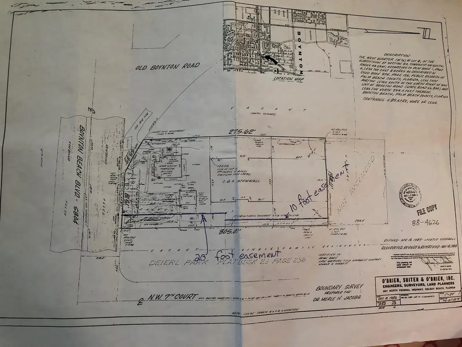 Commercial Land for sale at 0000 NW 7th Court, Boynton Beach FL 33426