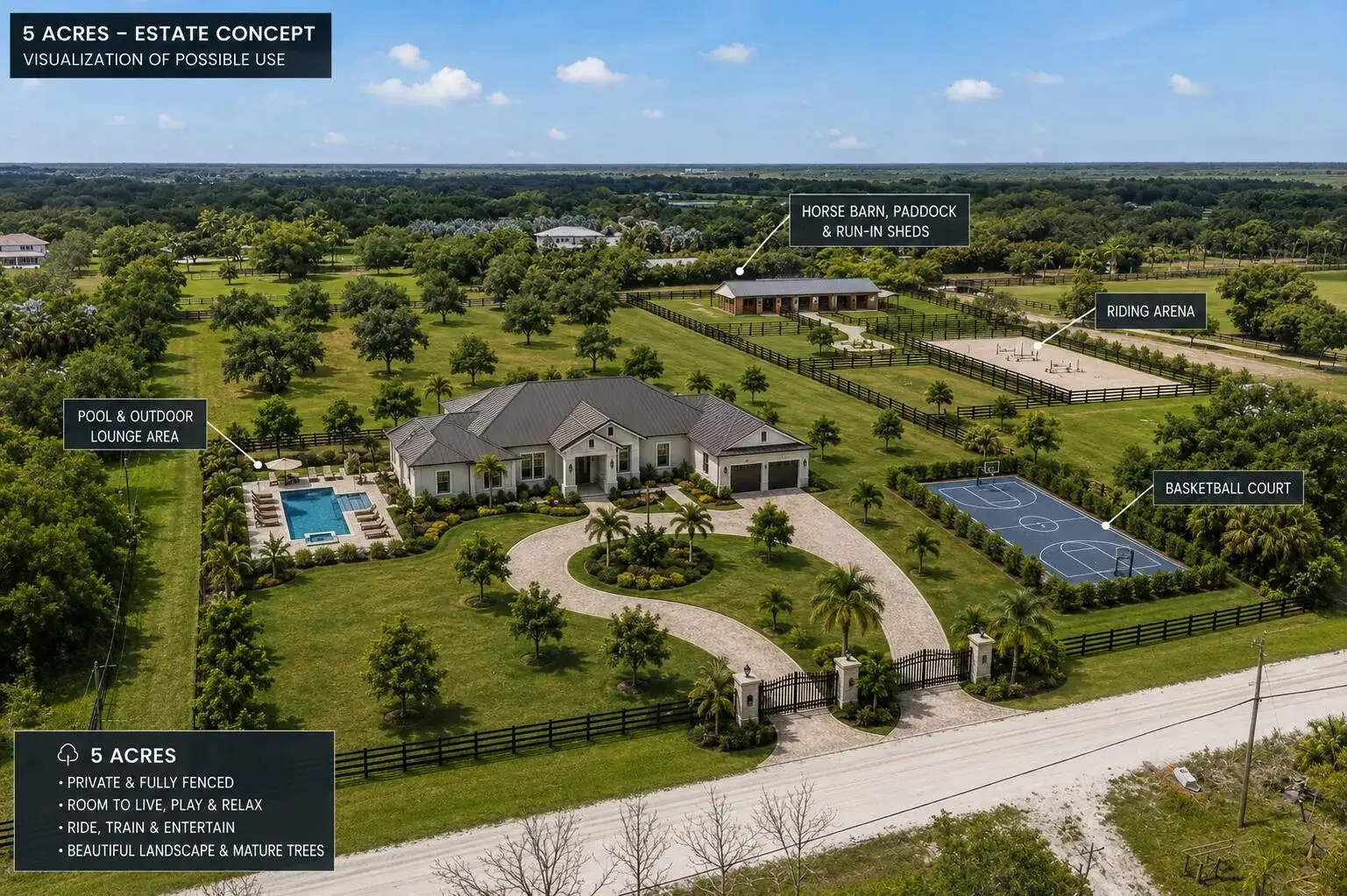 4 bedroom 4 bath Residential for sale at 16526 Hollow Tree Lane, Wellington FL 33470