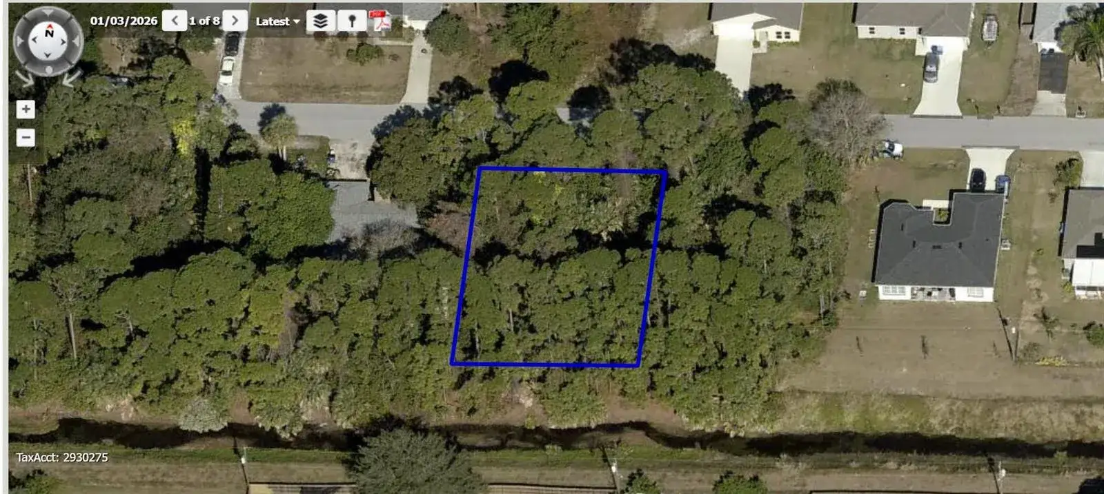 Land/Boat Docks for sale at 1254 SE Waffle St Street SE, Palm Bay FL 32909