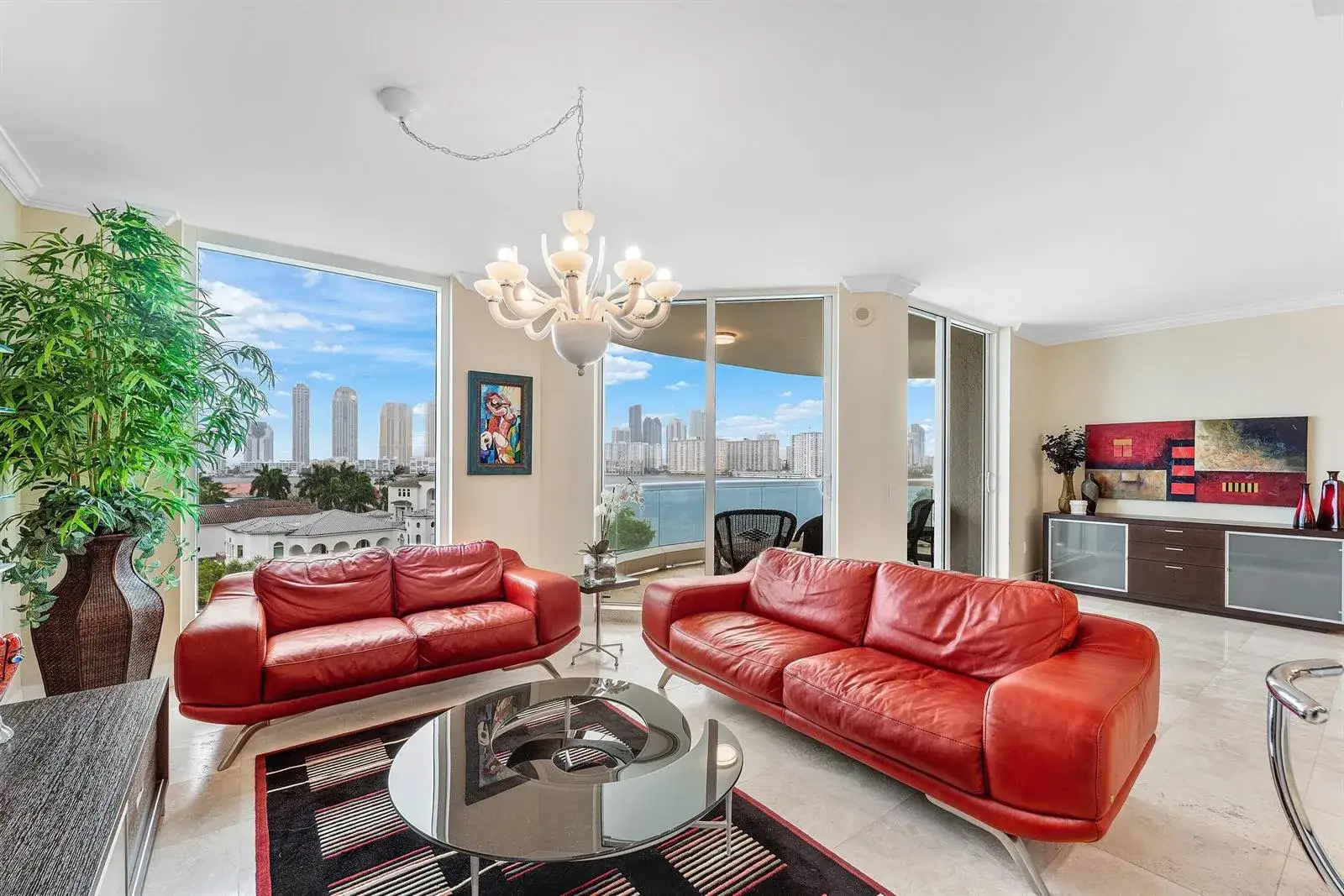 2 bedroom 2 bath Residential Lease for rent at 6000 Island Boulevard # 604, Aventura FL 33160