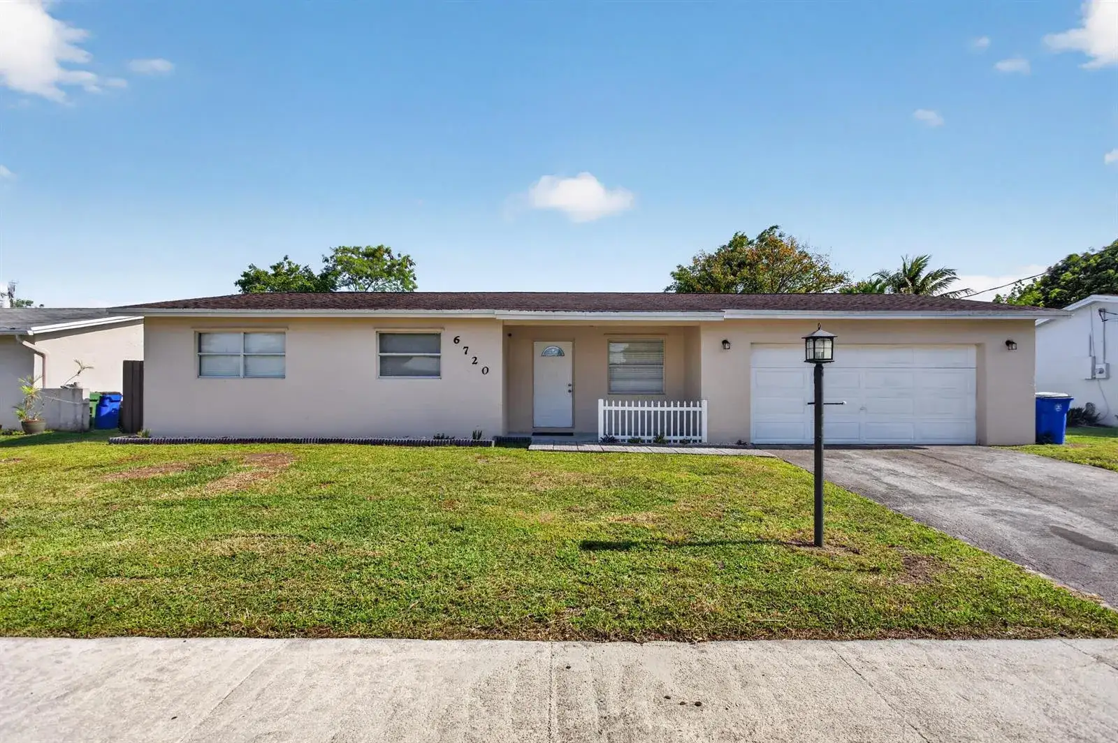 3 bedroom 2 bath Residential for sale at 6720 NW 26th Street, Margate FL 33063