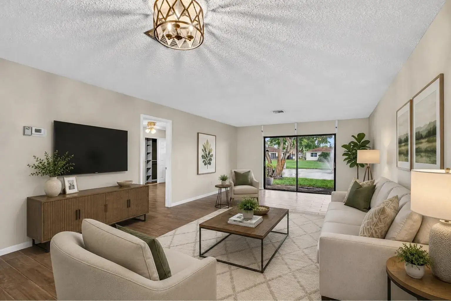 2 bedroom 2 bath Residential Lease for rent at 4893 Palm Hill Drive, West Palm Beach FL 33415