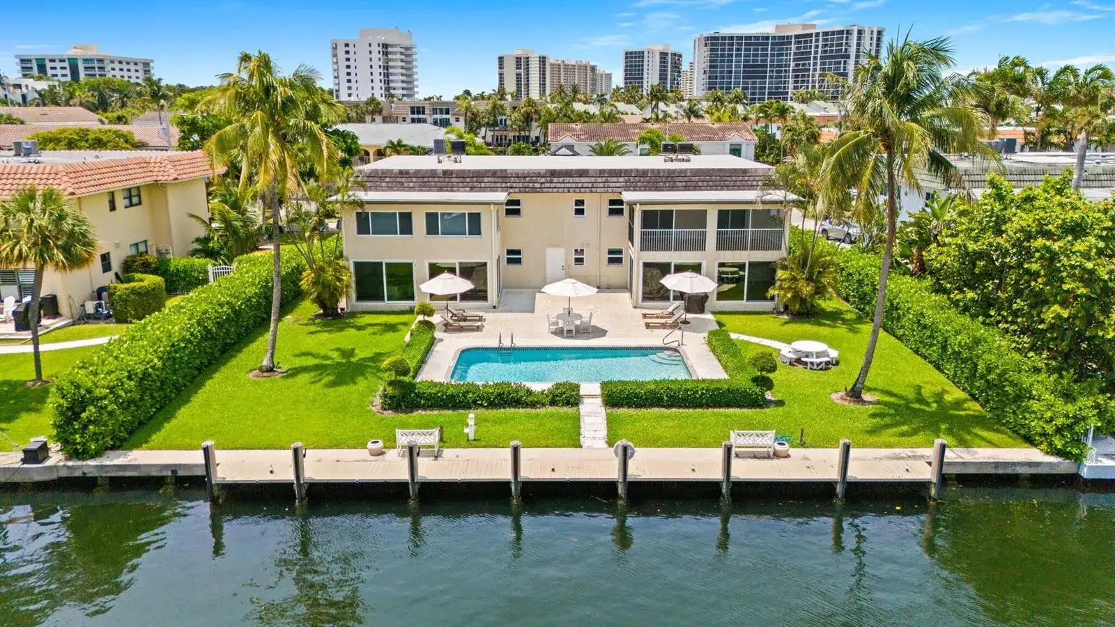 2 bedroom 2 bath Residential Lease for rent at 1105 Bel Air Drive # C, Highland Beach FL 33487