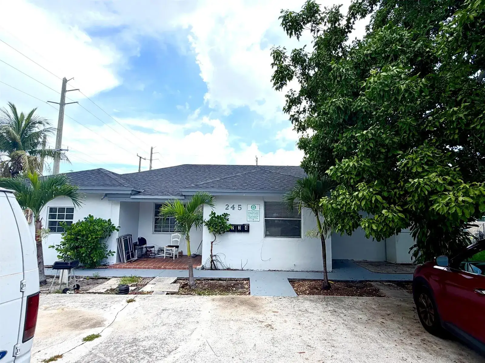 2 bedroom 1 bath Residential Lease for rent at 245 NW 12th Court # 4, Pompano Beach FL 33060