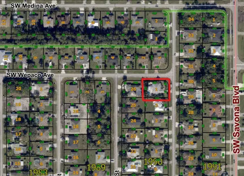 Land/Boat Docks for sale at 1402 SW Medina Avenue, Port St. Lucie FL 34953