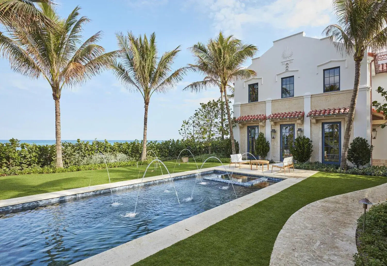 5 bedroom 6 bath Residential for sale at 456 S OCEAN Boulevard, Palm Beach FL 33480