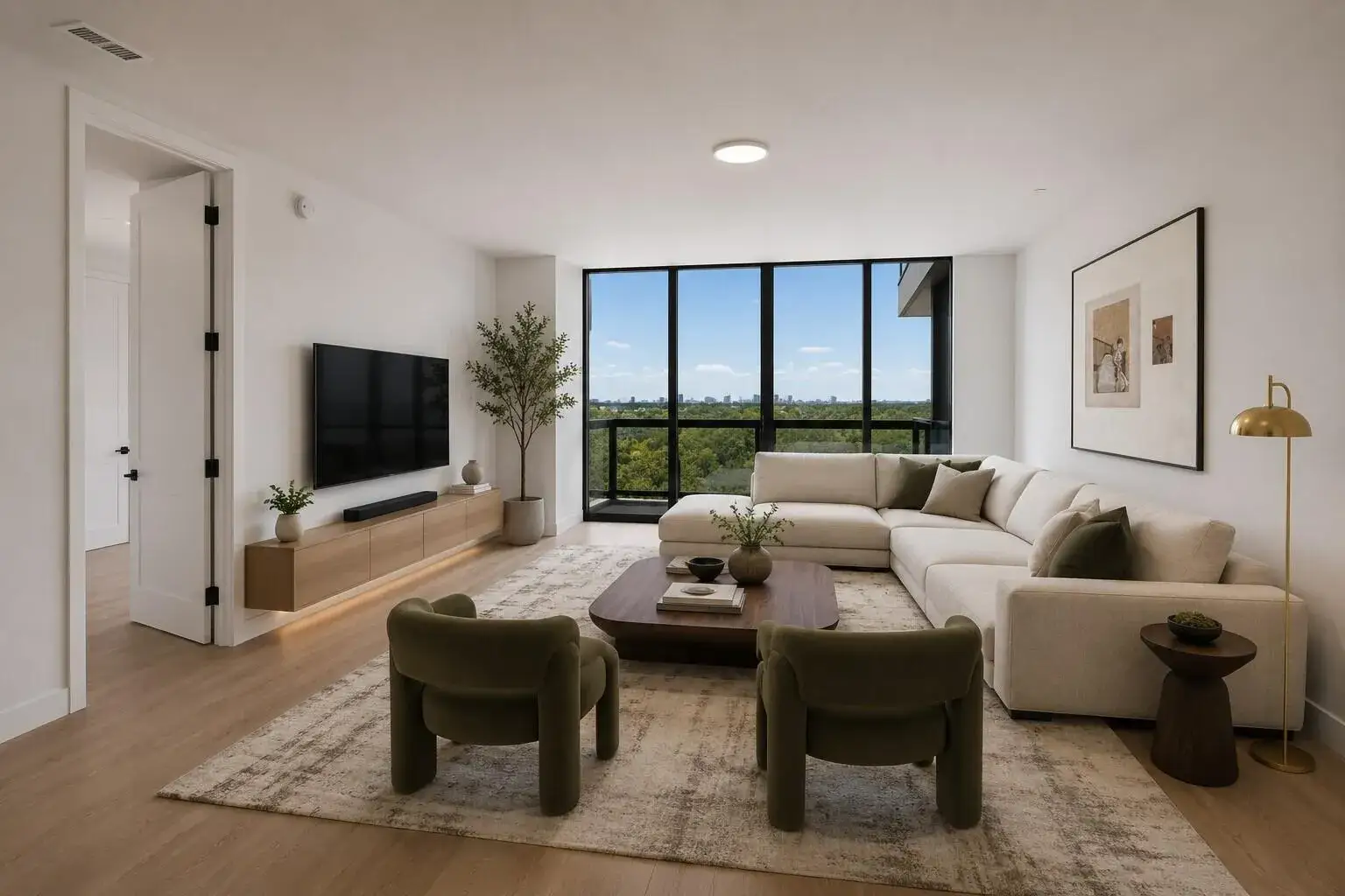 2 bedroom 2 bath Residential Lease for rent at 3034 OAK Avenue # 503, Miami FL 33133