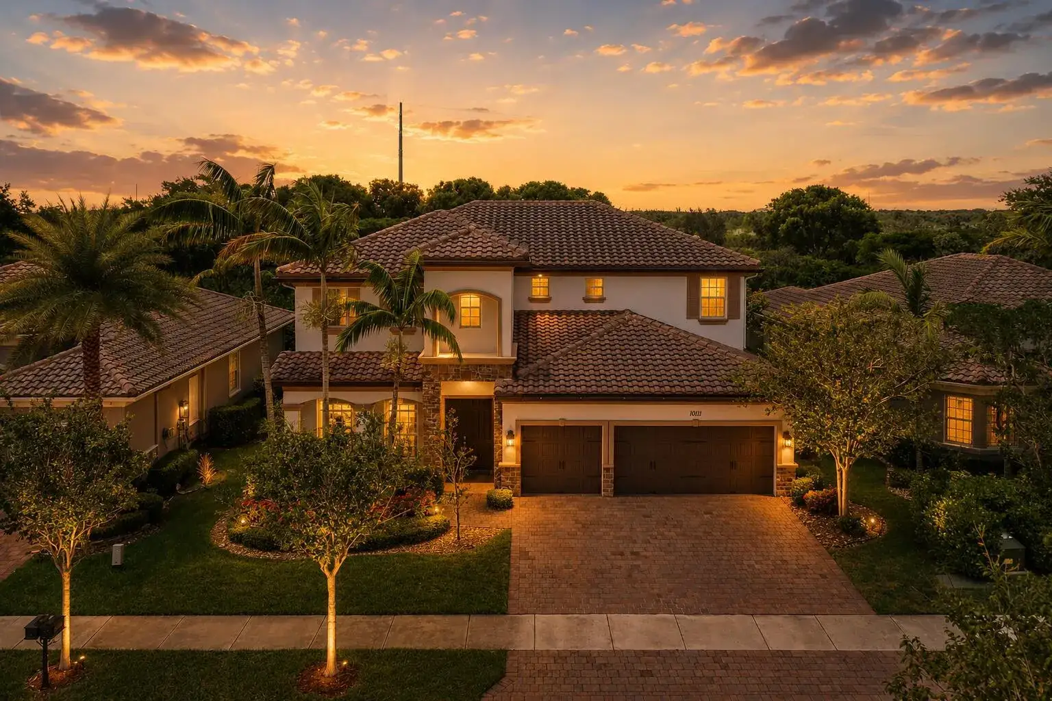 5 bedroom 4 bath Residential for sale at 10111 EDGEWATER Court, Parkland FL 33076