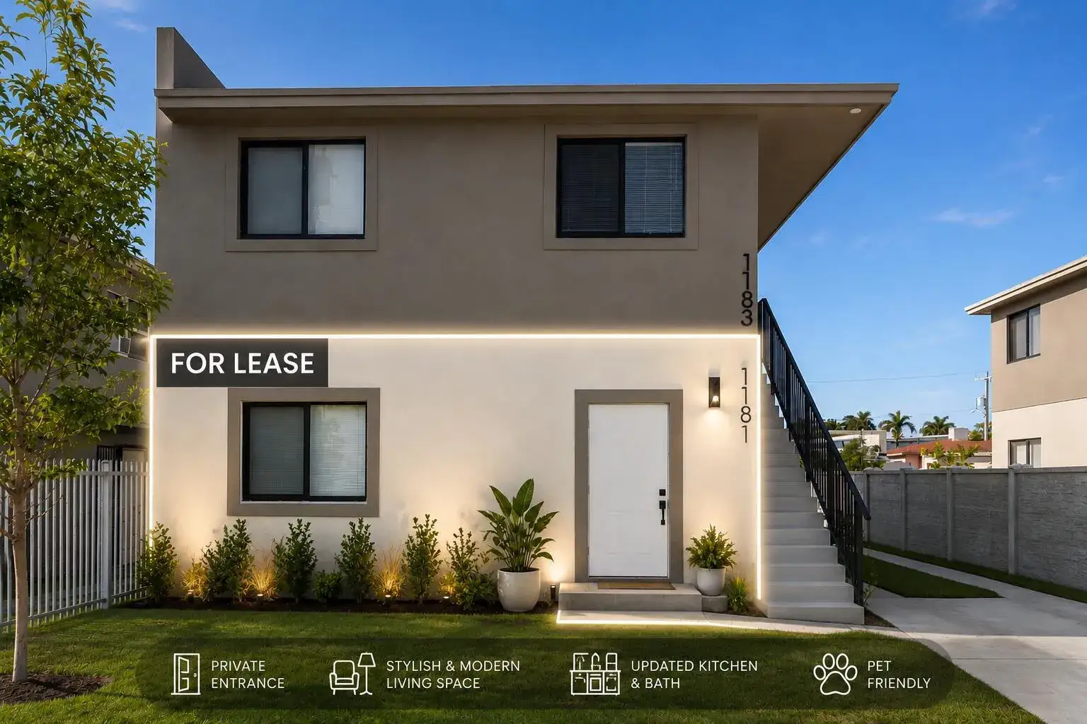 3 bedroom 2 bath Residential Lease for rent at 1181 NW 66th Street # 1181, Miami FL 33150
