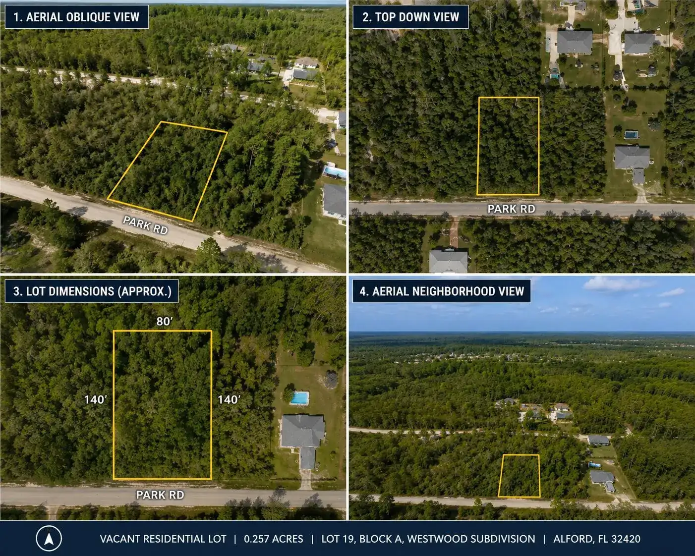 Commercial Land for sale at 0 PARK Road, FL 32420