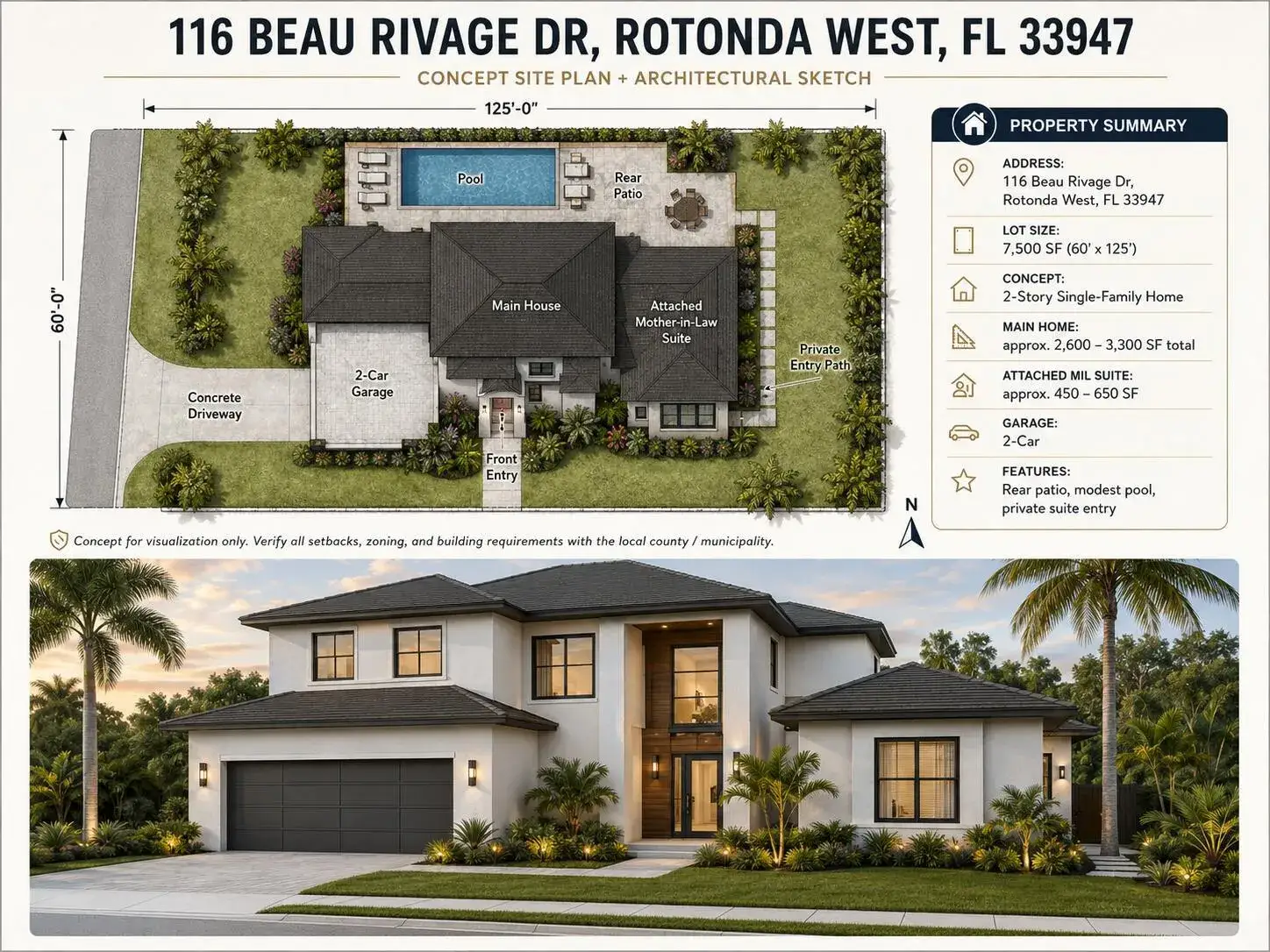 Commercial Land for sale at 116 BEAU RIVAGE Drive, FL 33947